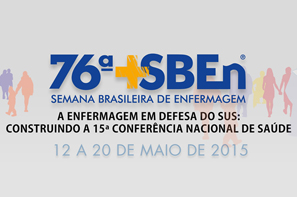 Logo da 76ª Semana Brasileira de Enfermagem - SBEn